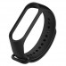 Сменный ремень для Xiaomi Mi Band 5 ЧЕРНЫЙ