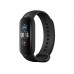 Сменный ремень для Xiaomi Mi Band 5 ЧЕРНЫЙ