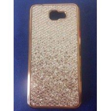 Чехол Samsung J5 Prime Galaxy G570F блестящий силиконовый золотой