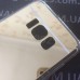 Чехол Samsung Galaxy S8 зеркальный силиконовый золотой