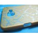 Чехол Samsung Galaxy A5 2015 A510 ажурный узор кружево золотой