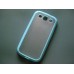 Чехол бампер Samsung S3 Galaxy i9300 силиконовый голубой