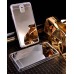 Чехол Samsung Note 3 (N9000) зеркальный золотая силиконовая накладка