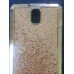 Чехол Samsung Note 3 Galaxy N9000 блестящий силиконовый золотой