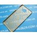 Чехол Samsung Galaxy A5 2015 A510 ажурный узор кружево золотой