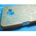 Чехол Samsung Galaxy A5 2015 A510 ажурный узор кружево золотой