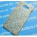 Чехол Samsung Galaxy A5 2015 A510 ажурный узор кружево золотой