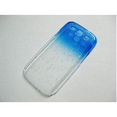3D чехол Samsung S3 Galaxy i9300 капли синий