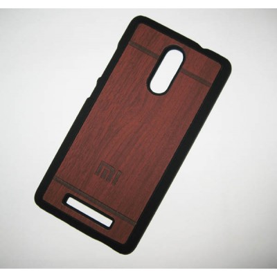 Чехол Xiaomi Redmi Note 3 деревянный красное дерево
