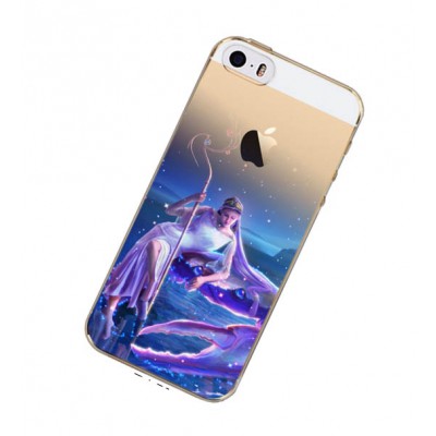 Чехол iPhone 5, 5s знаки зодиака силиконовая накладка Рак