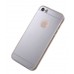 Чехол iPhone 5 5s зеркальный силиконовый серебряный