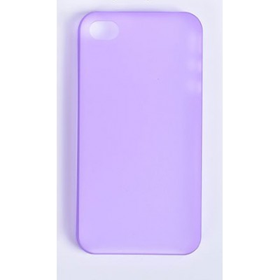 Чехол iPhone 4 4s фиолетовый пластиковый