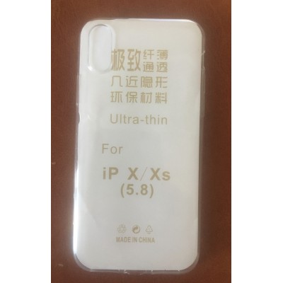 Чехол iPhone X / iPhone XS силиконовый прозрачный