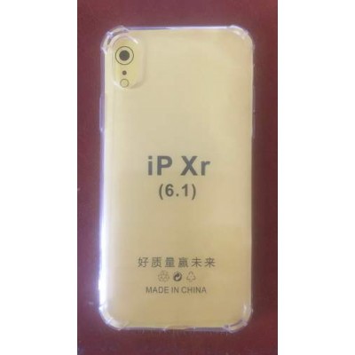 Чехол iPhone XR силиконовый прозрачный