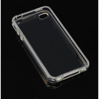Чехол iPhone 4 4s прозрачный силиконовый ультратонкий