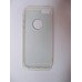 Чехол iPhone 4 4s зеркальный силиконовый серебряный
