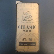 Защитное стекло iPhone XS Max / iPhone 11 Pro Max (Ceramic Matte)