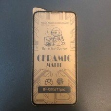 Защитное стекло iPhone X / iPhone XS / iPhone 11 Pro (Ceramic Matte)