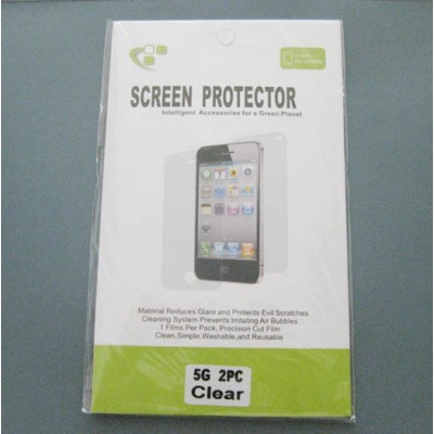 Защитная пленка iPhone 5 / iPhone 5S ( 2в1 комплект ) глянцевая