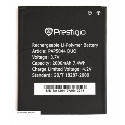 Батарея Prestigio MultiPhone5044 аккумулятор PAP5044 2000 мАч