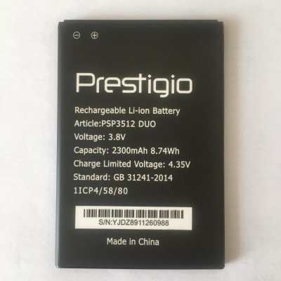 Батарея Prestigio 3512 Muze B3 аккумулятор PSP3512 2300 мАч