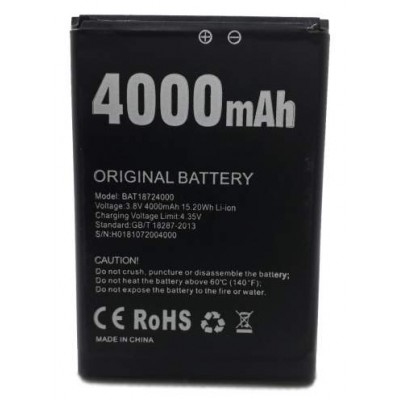 Батарея Doogee X70 аккумулятор BAT18724000 4000 мАч