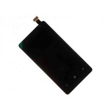 Дисплей Nokia 800 (Lumia) тачскрин (экран и сенсор) модуль рамка тачскрин (экран и сенсор) модуль (черный)
