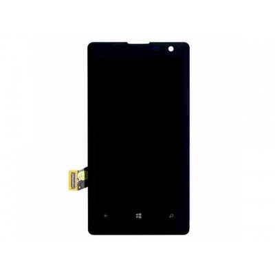 Дисплей Nokia Lumia 1020 тачскрин черный (экран + сенсор)