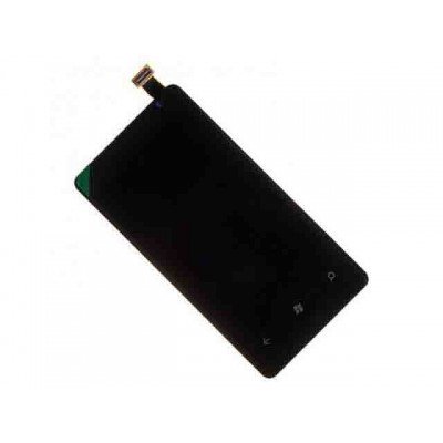 Дисплей Nokia 800 (Lumia) тачскрин (экран и сенсор) модуль рамка тачскрин (экран и сенсор) модуль (черный)