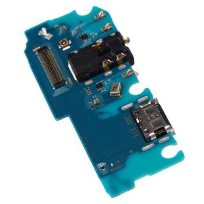 Шлейф Samsung A12 2020 / A125 (разъем зарядки + микрофон) плата