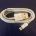 USB кабель iPhone 5 / 5S / 6 / 6s / 7 / Lightning / 1 м / 2А AWM