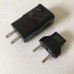 Блок питания зарядное устройство универсальное адаптер Samsung 2A Fast Charging ЧЕРНЫЙ (америк. вилка + переходник)