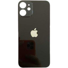 Задняя крышка iPhone 12 ЧЕРНАЯ БОЛЬШИЕ ВЫРЕЗЫ ПОД КАМЕРУ