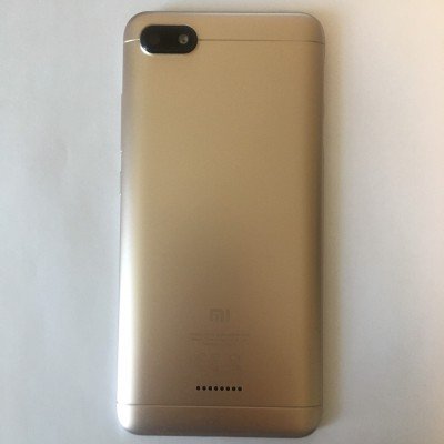 Задняя крышка Xiaomi Redmi 6A Global золотая ОРИГИНАЛ б/у