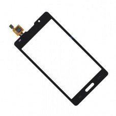 Тачскрин для LG P713 Optimus L7 черный (стекло, внешний сенсорный экран)