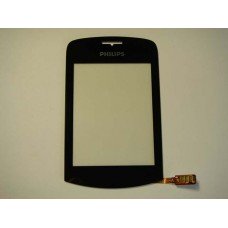 Тачскрин для Philips Xenium X518 черный (стекло, внешний сенсорный экран)