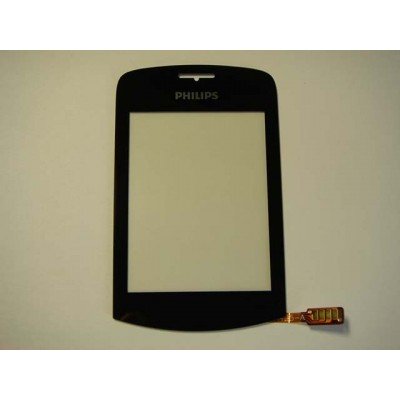 Тачскрин для Philips Xenium X518 черный (стекло, внешний сенсорный экран)