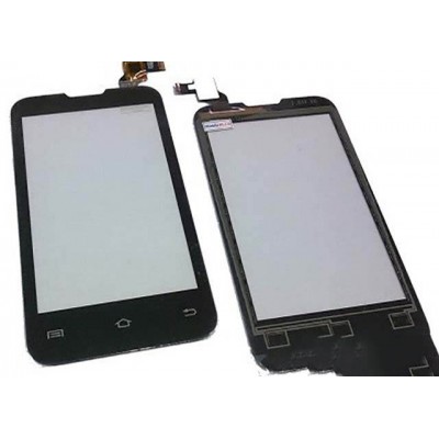 Тачскрин для Prestigio pap4020, pap-4020 MultiPhone DUO черный (стекло, внешний сенсорный экран)