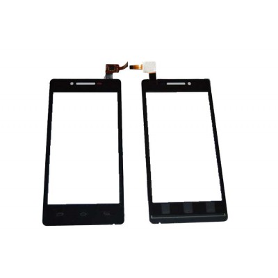 Тачскрин для Prestigio PAP5451, PAP-5451 MultiPhone черный (стекло, внешний сенсорный экран)