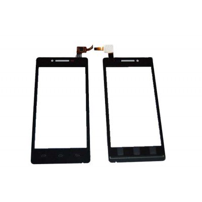 Тачскрин для Prestigio PAP5451, PAP-5451 MultiPhone черный (стекло, внешний сенсорный экран)