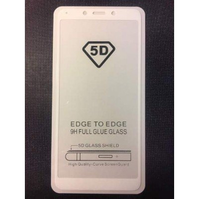 5d защитное стекло Xiaomi Redmi 6 / Redmi 6A закаленное олеофобное покрытие