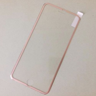 Защитное стекло iPhone 6 Plus / iPhone 6s Plus (3D) РОЗОВЫЙ