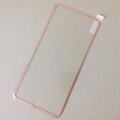 Защитное стекло iPhone 6 Plus / iPhone 6s Plus (3D) РОЗОВЫЙ
