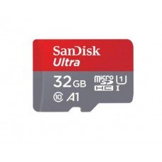 Micro SDHC карта памяти Sandisk Ultra 32 Гб (100 mb/s 10 class) + бокс в подарок