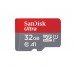 Micro SDHC карта памяти Sandisk Ultra 32 Гб (100 mb/s 10 class) + бокс в подарок