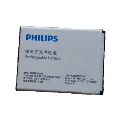 Аккумулятор Philips D613 батарея AB980BWMS 980 мАч