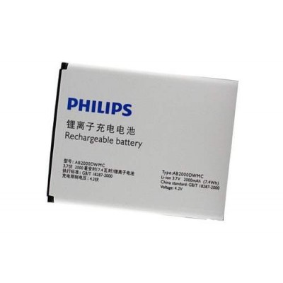 Аккумулятор Philips W930 T939 D822 W8578 батарея AB2000DWMC 2000 мАч