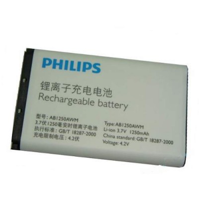 Аккумулятор Philips Xenium X800 батарея AB1250AWM 1250 мАч
