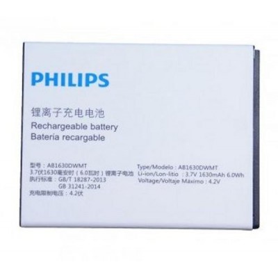 Аккумулятор Philips s307 Xenium / W6350 / W635 / W536 батарея AB1630DWMT / AB1630AWMX / AB1630DWMX 1630мАч