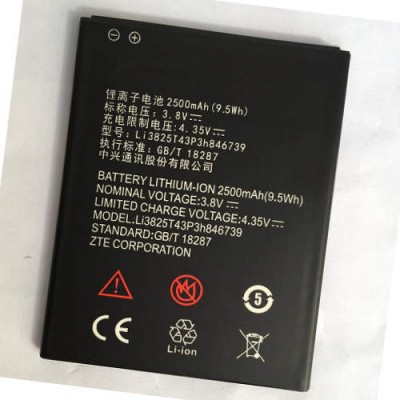 Аккумулятор ZTE Q805T батарея Li3825T43P3h846739 2500 мАч